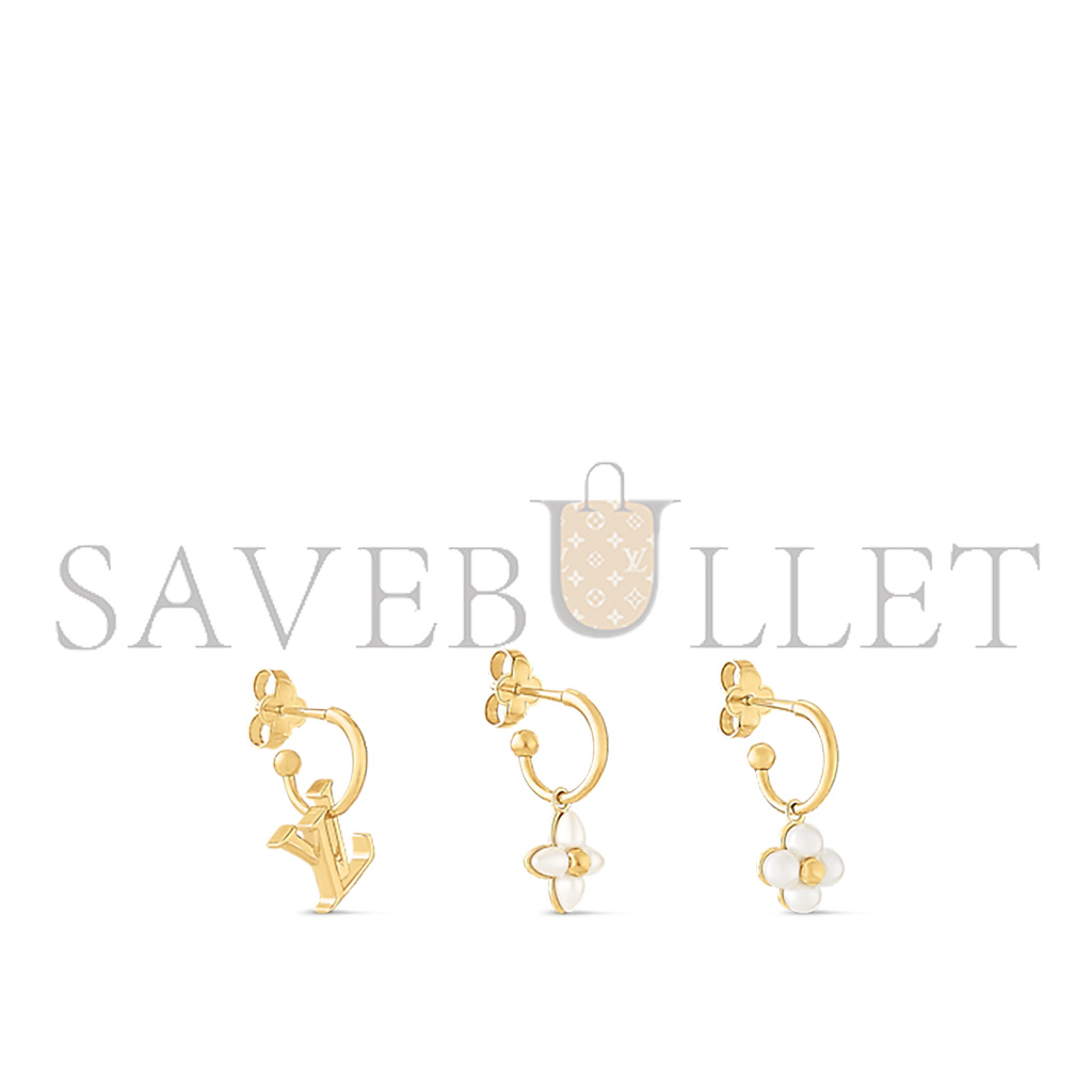 l**is V*t*n lv floragram earrings m01025